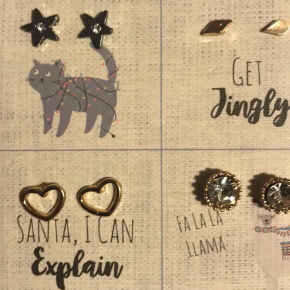 Midd Tattoo choker 12 different post earrings Nickel free - Picture 3 of 7